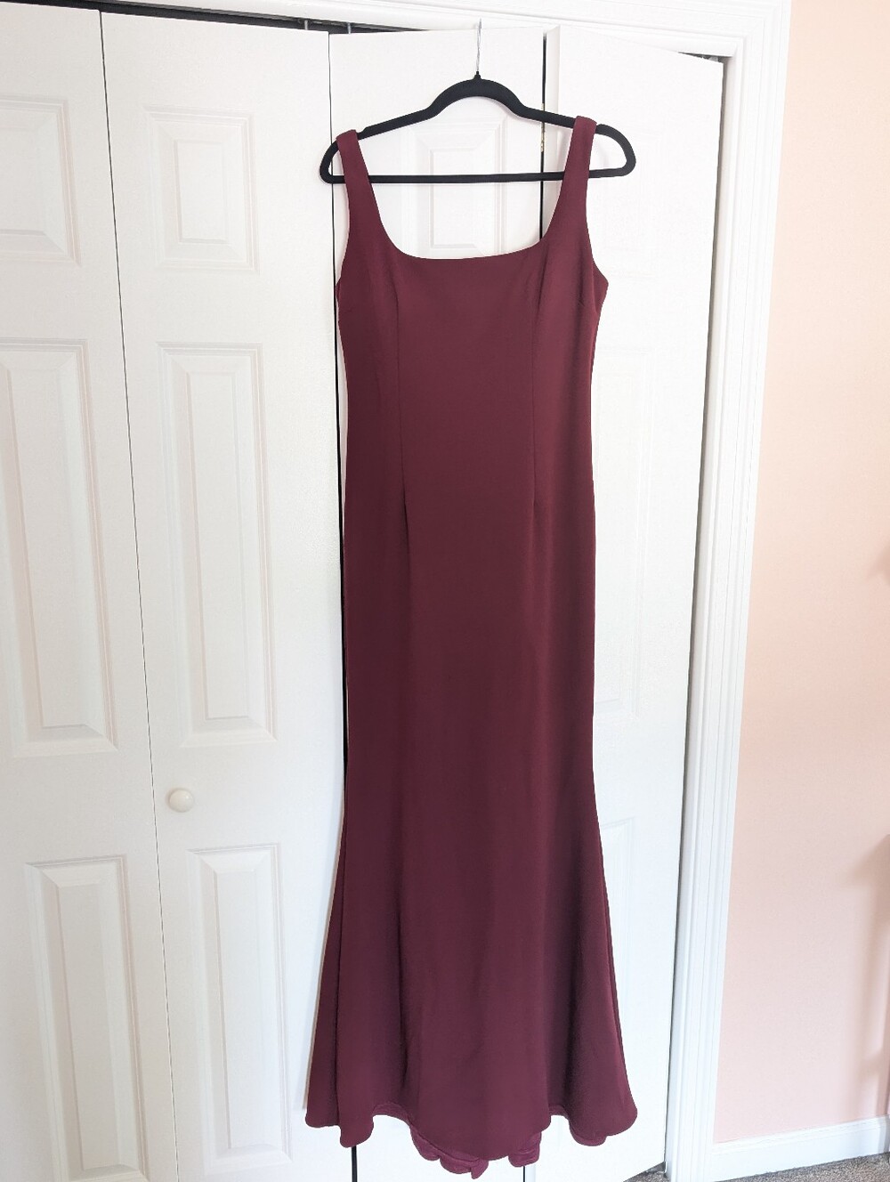Bhldn Anthropologie Lucy Gown In Merlot